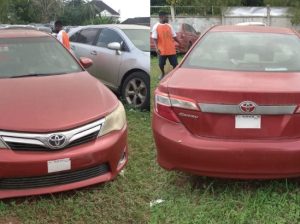 RED Toyota Camry 2013 Model