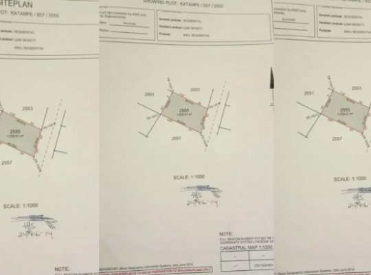 A PLOT OF LAND FOR SALE IN KATAMPE